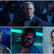 top: Daniel Craig; bottom (left to right): Billy Magnussen, Jeffrey Wright, Léa Seydoux